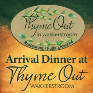 Arrival Dinner 24 July