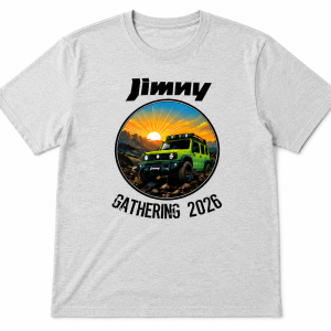🚙 JIMNY GATHERING 2026 T-SHIRT– LIMITED EDITION 🦏Adventure. Community. Wakkerstroom.